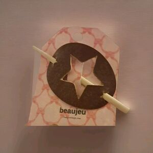 Bundle Of 4Hair Slides Celtic ,Stars, Retangle, Boho Long Hair Clip , Stick West